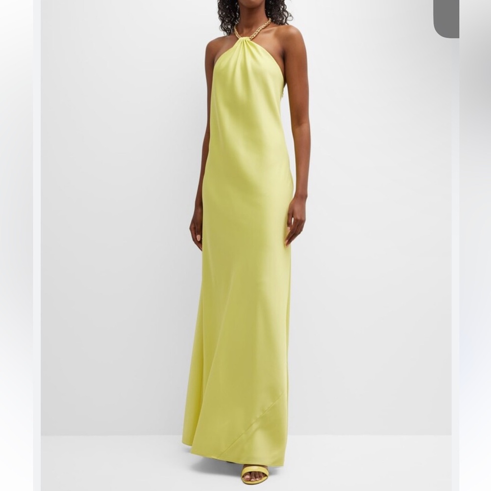 Elegant Yellow Maxi Dress